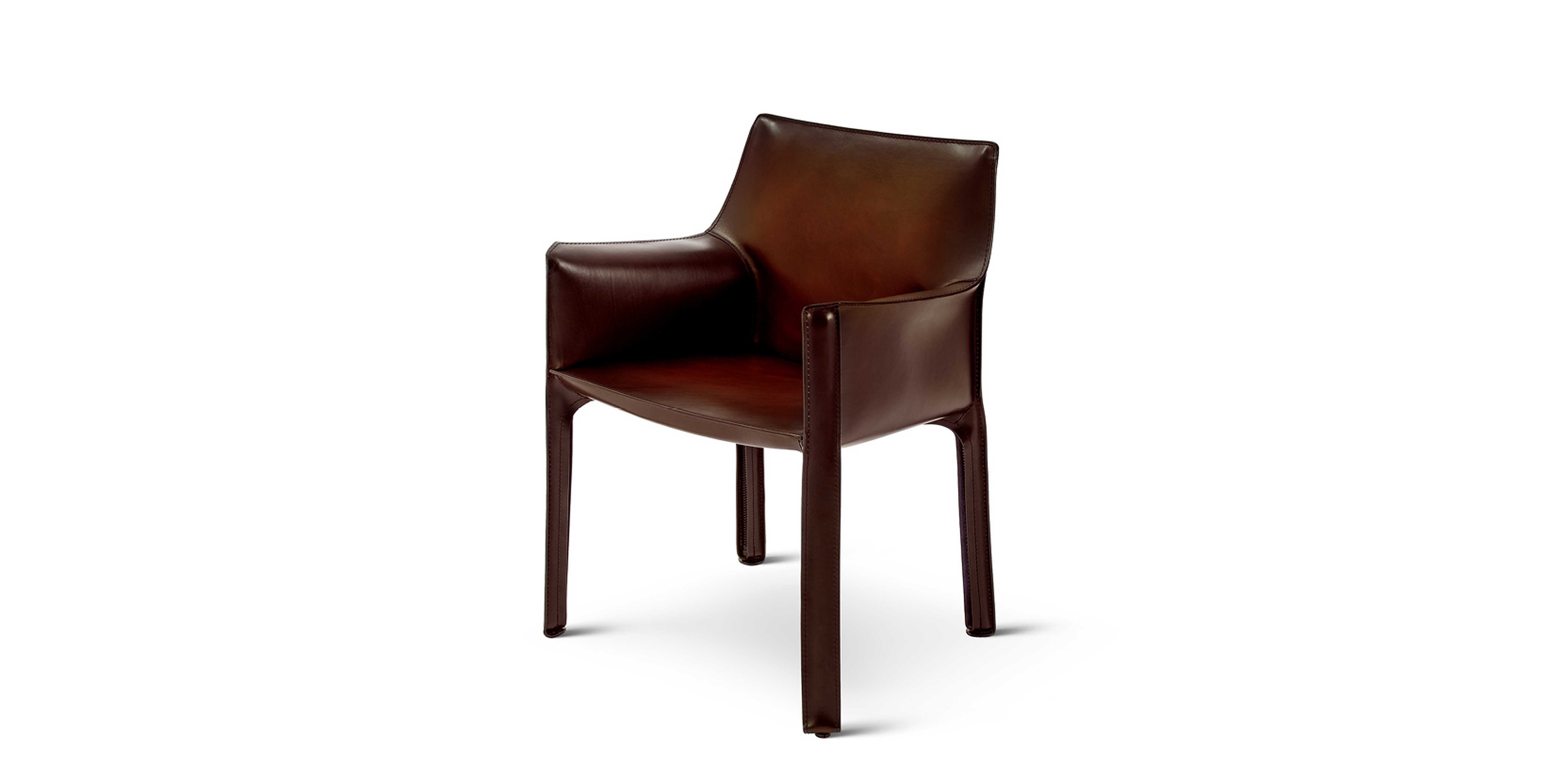 Cassina Mariio Bellini デザイン Tilbury 本革一人掛けソファー